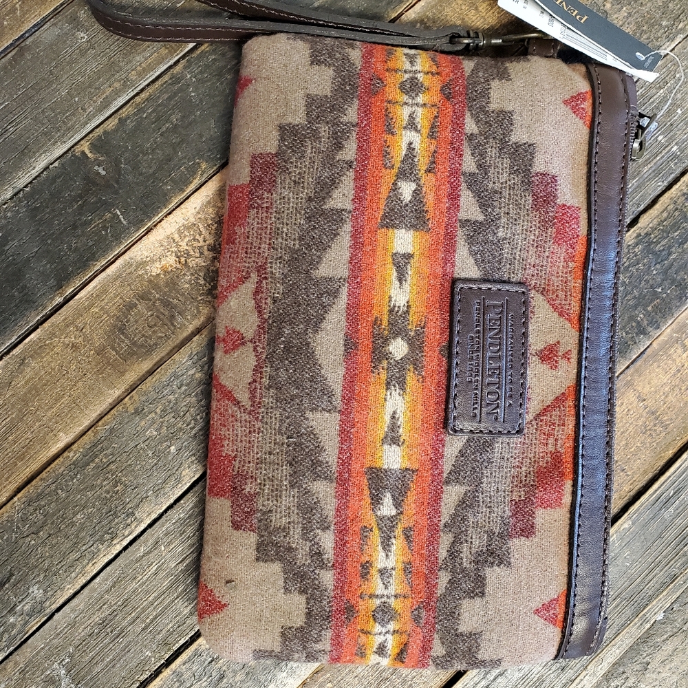Pendleton Wallet Wristlet Purse Bag Wool Blanket